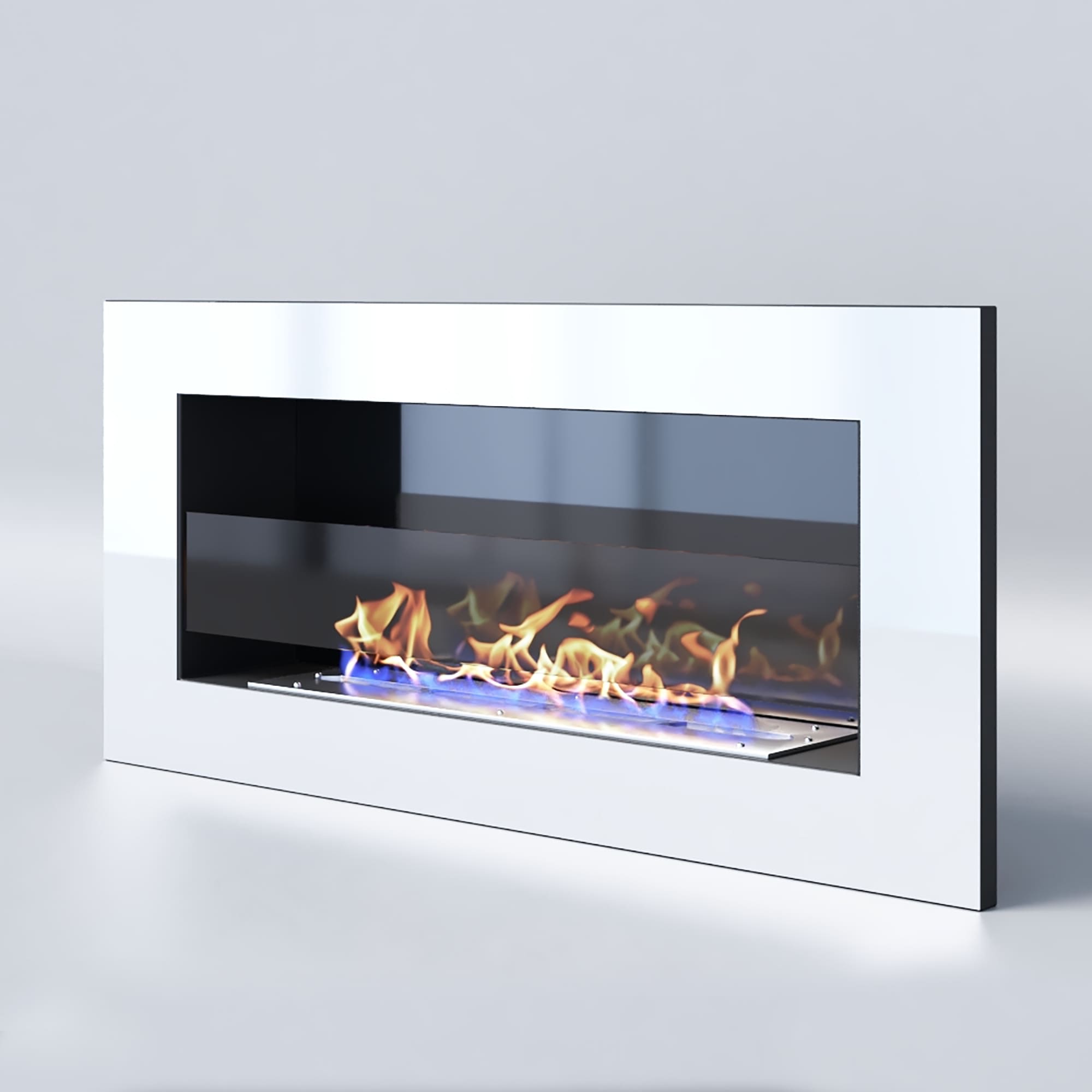 Биокамин "Русский огонь" Хай-тек 900V встраиваемый с защитным и декоративным стеклом по цене 44 100 руб.