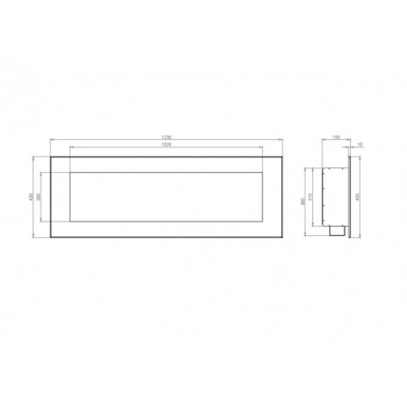 Биокамин Window III black Арома по цене 33 800 руб.