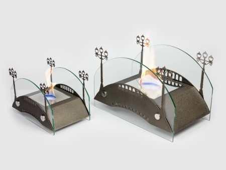 Настольный биокамин Lux Fire "Пушкинский мост" S Бронза по цене 13 320 руб.