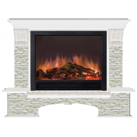 Бостон Грот однотонный Ш-33 (белый)+Sharm 33 BL