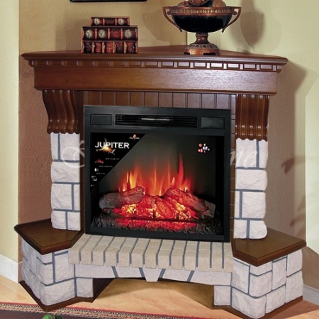 Экстер угловой (светлый дуб)+Jupiter Black